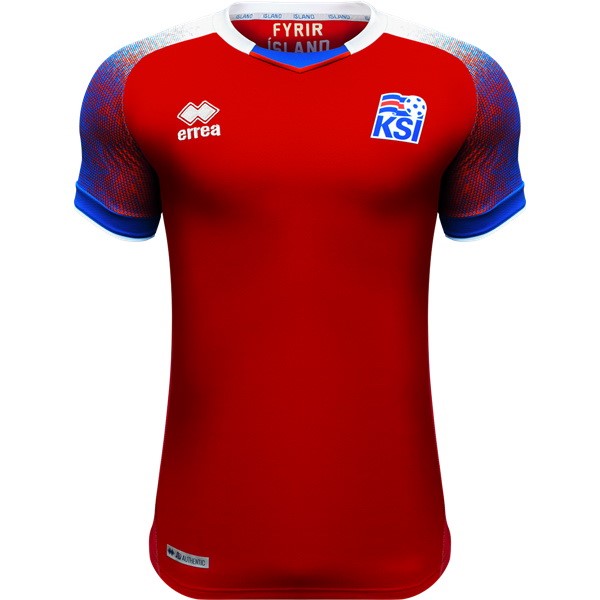 Camiseta Islandia 3ª 2018 Rojo